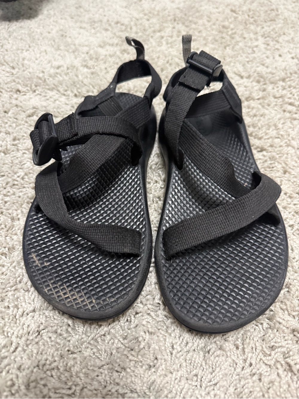 Chaco Kids Black Adjustable Webbing Sandals